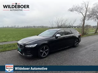Volvo V90 T4 190 PK R-Design + NAVI + CLIMA + CRUISE + LEER + STOELVERWARMING + STUURVERWARMING + LMV