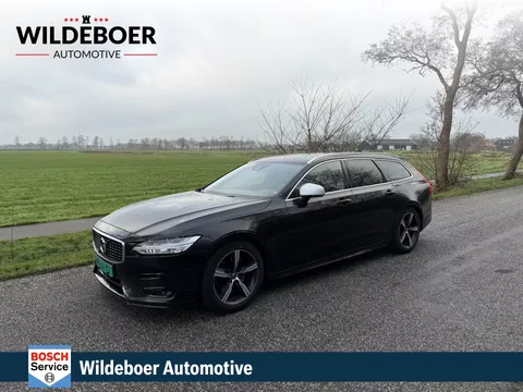Volvo V90 T4 190 PK R-Design + NAVI + CLIMA + CRUISE + LEER + STOELVERWARMING + STUURVERWARMING + LMV
