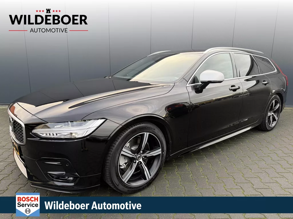 Volvo V90 T4 190 PK R-Design + NAVI + CLIMA + CRUISE + LEER + STOELVERWARMING + STUURVERWARMING + LMV